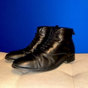 Lace Up Oxford Dress Boot